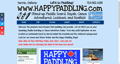 Desktop Screenshot of happypaddling.com